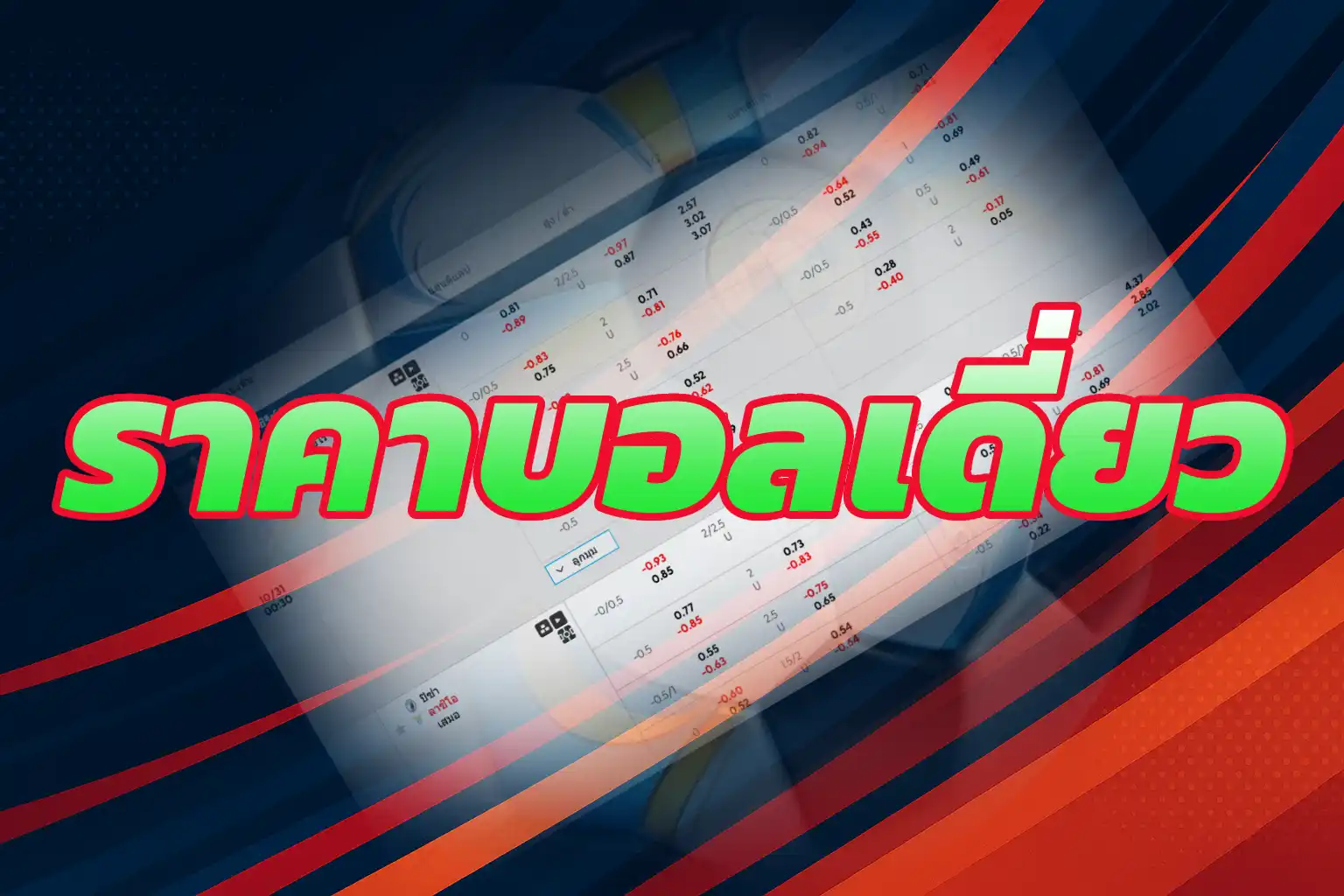 ราคาบอลเดี่ยว